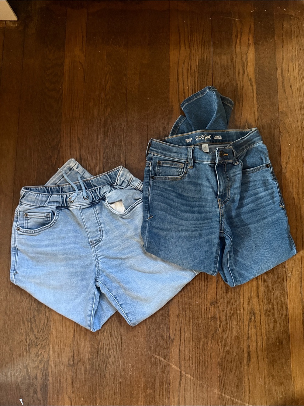 Cat & Jack Light Blue Denim boys set of jeans